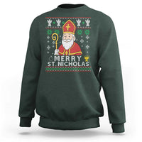 Saint Nicholas Santa Claus Christmas Sweatshirt - Wonder Print Shop