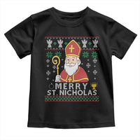 Saint Nicholas Santa Claus Christmas Toddler T Shirt - Wonder Print Shop