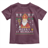 Saint Nicholas Santa Claus Christmas Toddler T Shirt - Wonder Print Shop