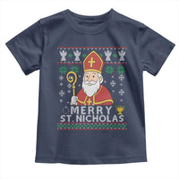 Saint Nicholas Santa Claus Christmas Toddler T Shirt - Wonder Print Shop
