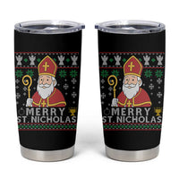 Saint Nicholas Santa Claus Christmas Tumbler Cup - Wonder Print Shop