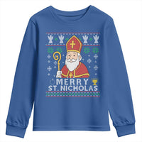 Saint Nicholas Santa Claus Christmas Youth Sweatshirt - Wonder Print Shop