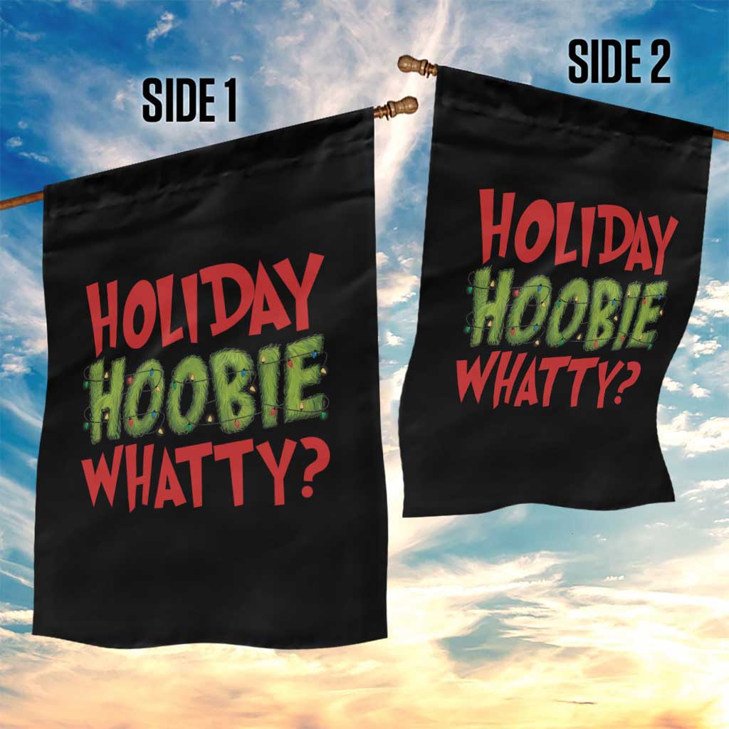 Holiday Hoobie Whatty Garden Flag Funny Christmas Movie Holiday - Wonder Print Shop