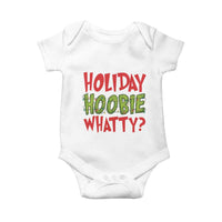Holiday Hoobie Whatty Baby Onesie Funny Christmas Movie Holiday - Wonder Print Shop