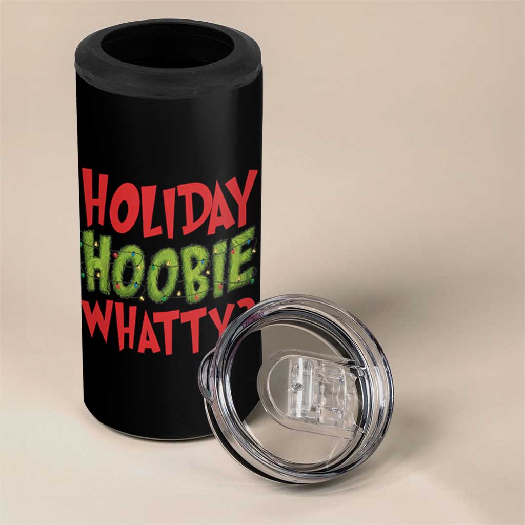 Holiday Hoobie Whatty 4 in 1 Can Cooler Tumbler Funny Christmas Movie Holiday - Wonder Print Shop