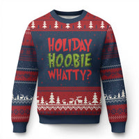 Holiday Hoobie Whatty Ugly Christmas Sweater Funny Xmas Movie Holiday - Wonder Print Shop