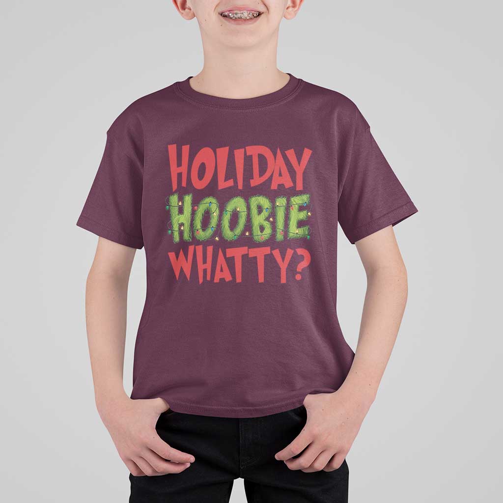 Holiday Hoobie Whatty T Shirt For Kid Funny Christmas Movie Holiday - Wonder Print Shop