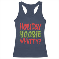 Holiday Hoobie Whatty Racerback Tank Top Funny Christmas Movie Holiday - Wonder Print Shop
