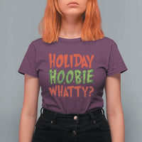 Holiday Hoobie Whatty T Shirt For Women Funny Christmas Movie Holiday - Wonder Print Shop