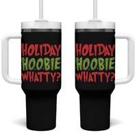 Holiday Hoobie Whatty Tumbler With Handle Funny Christmas Movie Holiday - Wonder Print Shop