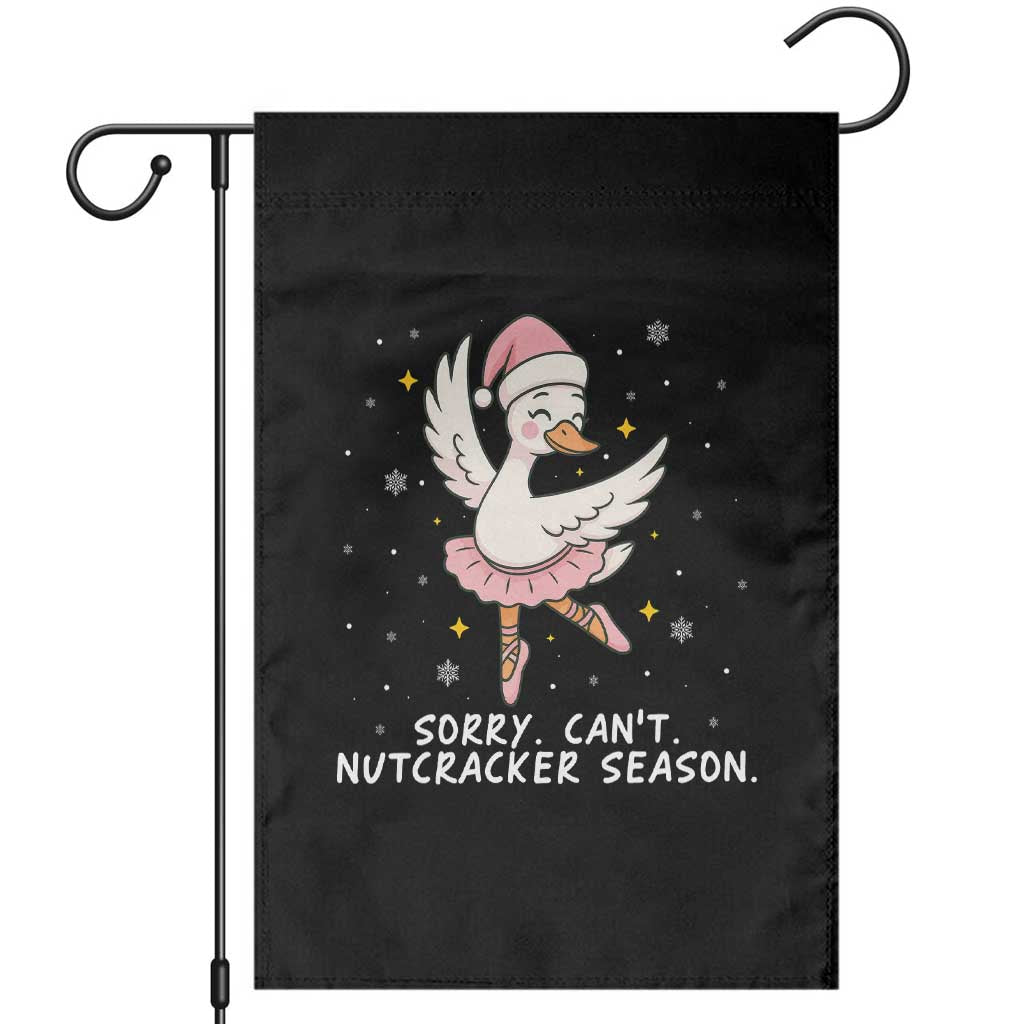 Nutcracker Goose Ballet Christmas Garden Flag - Wonder Print Shop