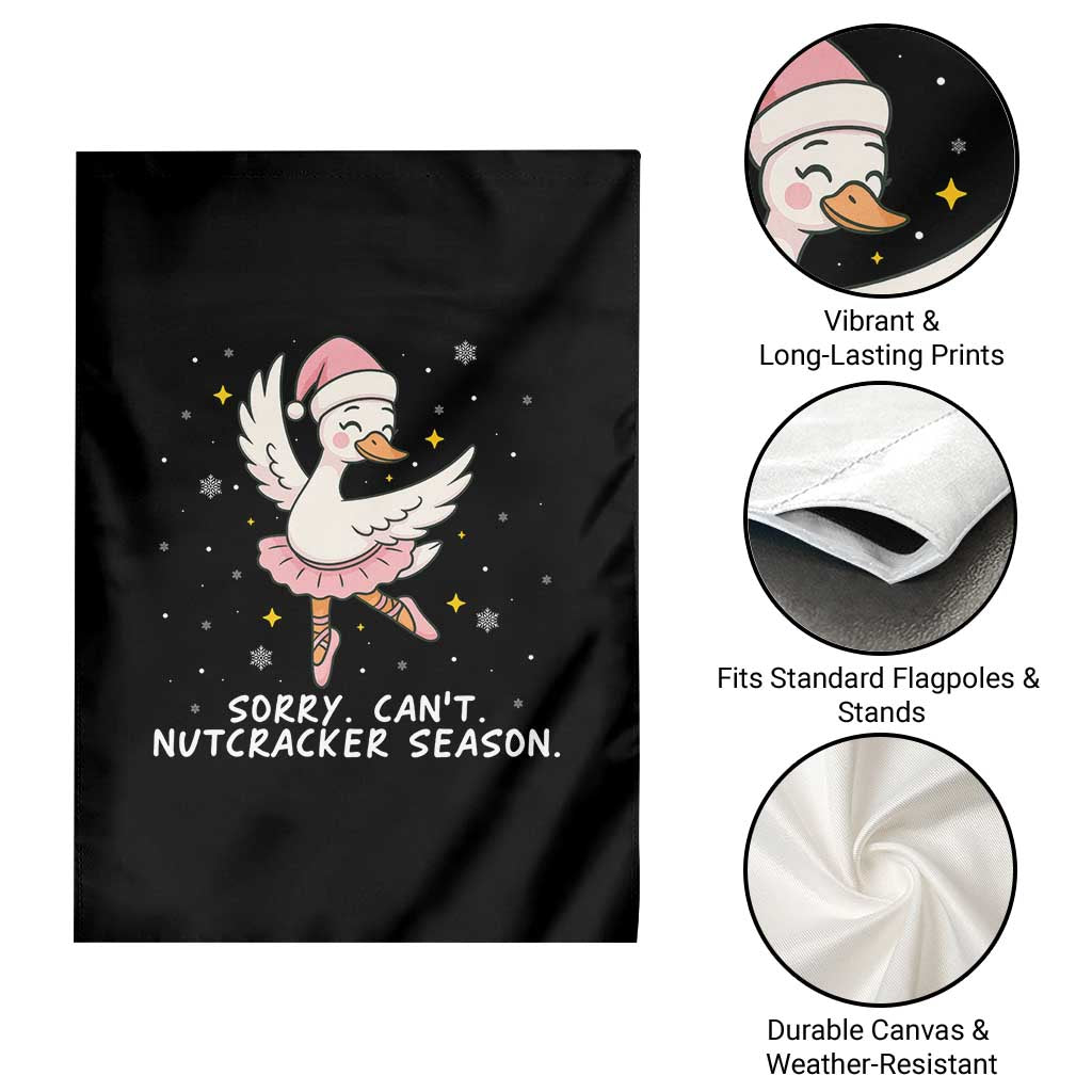 Nutcracker Goose Ballet Christmas Garden Flag - Wonder Print Shop