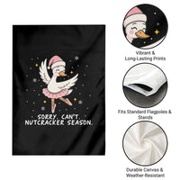 Nutcracker Goose Ballet Christmas Garden Flag - Wonder Print Shop