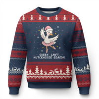 Nutcracker Goose Ballet Christmas Ugly Christmas Sweater - Wonder Print Shop