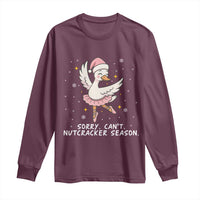 Nutcracker Goose Ballet Christmas Long Sleeve Shirt - Wonder Print Shop
