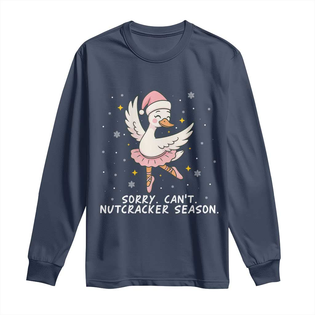 Nutcracker Goose Ballet Christmas Long Sleeve Shirt - Wonder Print Shop