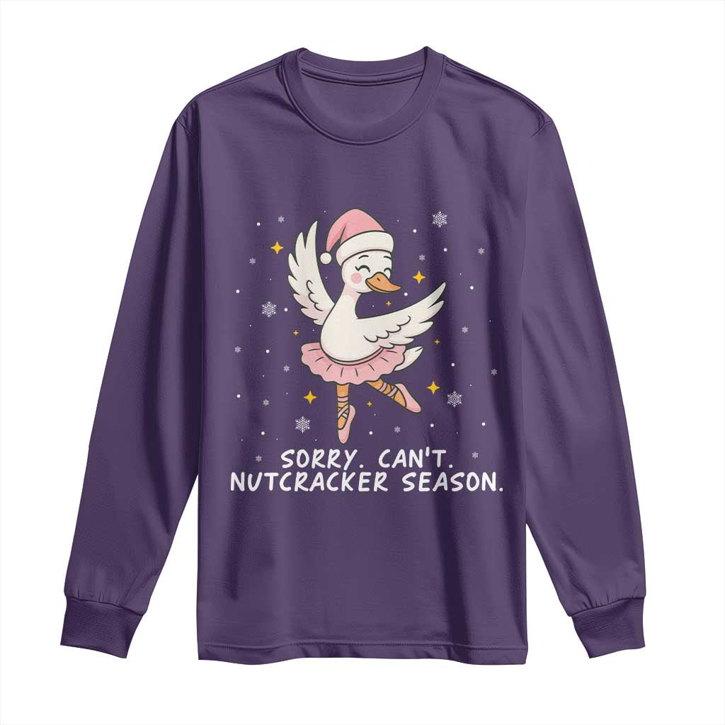 Nutcracker Goose Ballet Christmas Long Sleeve Shirt - Wonder Print Shop