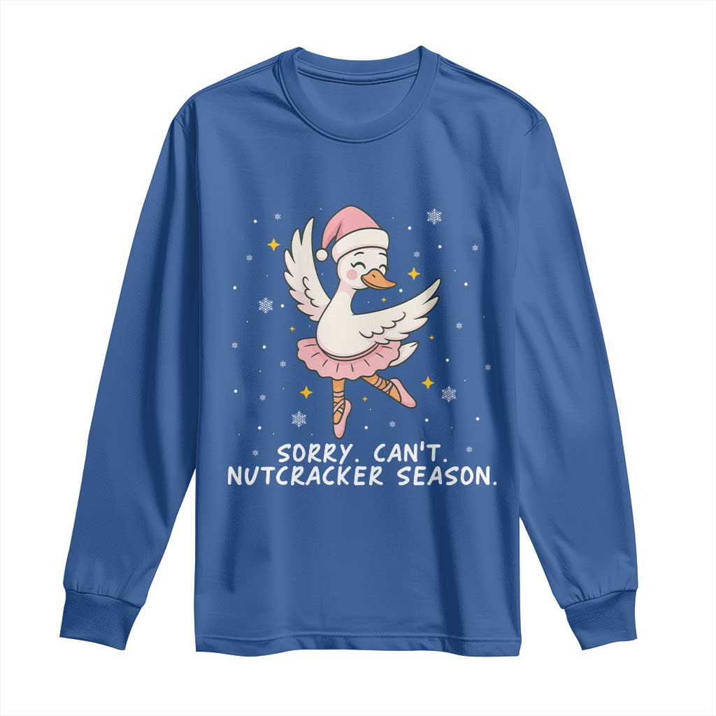 Nutcracker Goose Ballet Christmas Long Sleeve Shirt - Wonder Print Shop