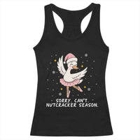 Nutcracker Goose Ballet Christmas Racerback Tank Top - Wonder Print Shop