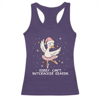 Nutcracker Goose Ballet Christmas Racerback Tank Top - Wonder Print Shop