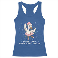 Nutcracker Goose Ballet Christmas Racerback Tank Top - Wonder Print Shop
