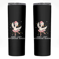 Nutcracker Goose Ballet Christmas Skinny Tumbler - undefined