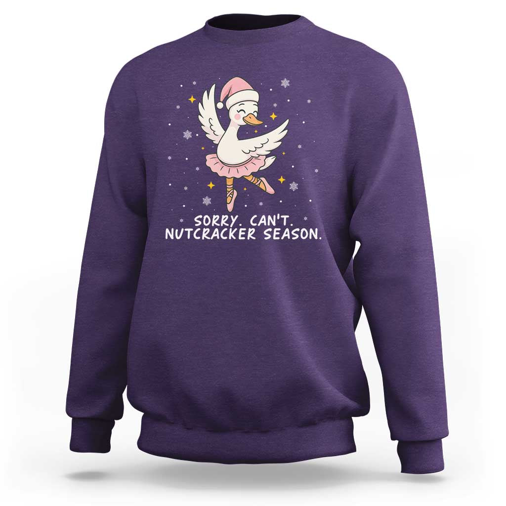 Nutcracker Goose Ballet Christmas Sweatshirt - Wonder Print Shop