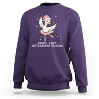 Nutcracker Goose Ballet Christmas Sweatshirt - Wonder Print Shop