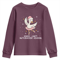 Nutcracker Goose Ballet Christmas Youth Sweatshirt - Wonder Print Shop
