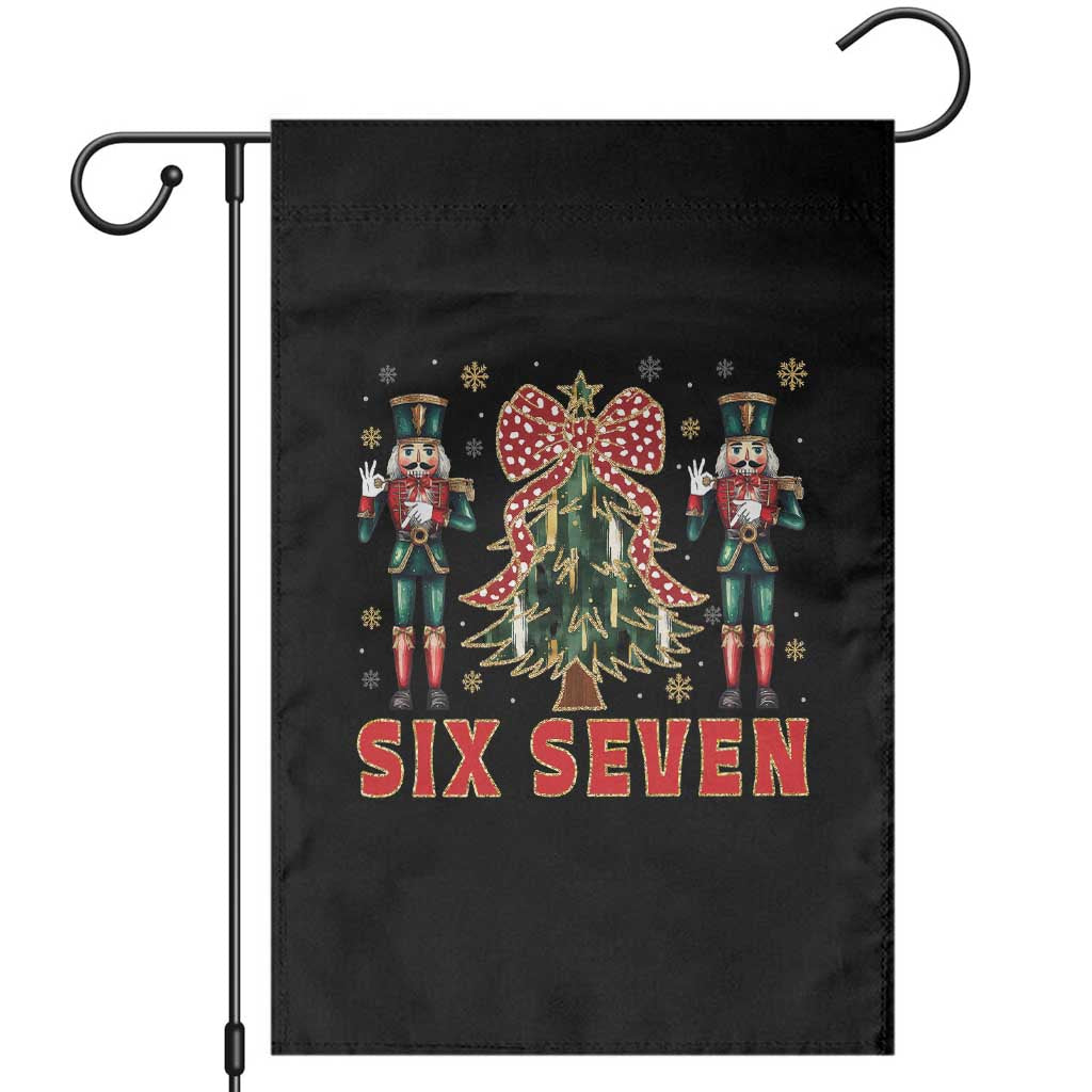 67 Six Seven Nutcracker Christmas Meme Garden Flag - Wonder Print Shop