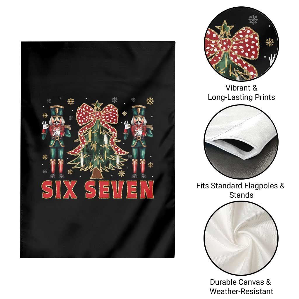 67 Six Seven Nutcracker Christmas Meme Garden Flag - Wonder Print Shop
