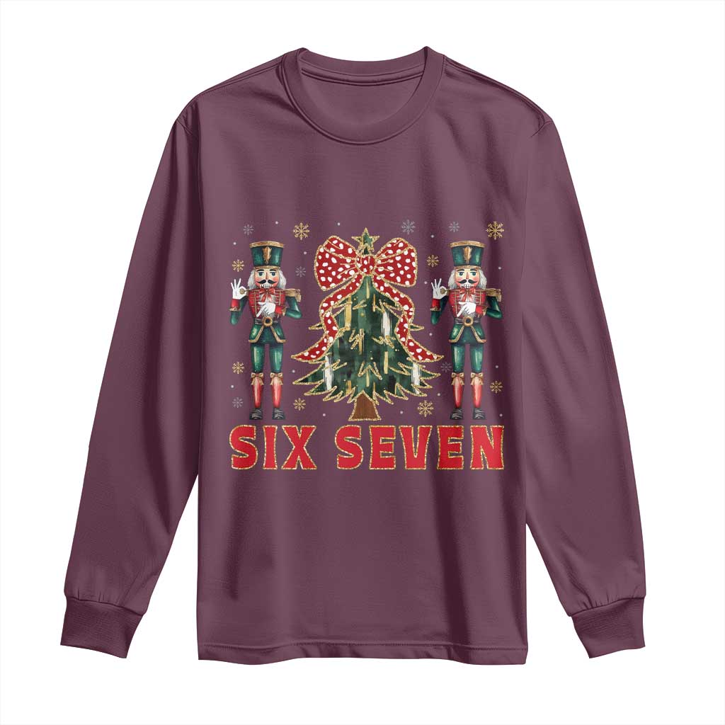 67 Six Seven Nutcracker Christmas Meme Long Sleeve Shirt - Wonder Print Shop