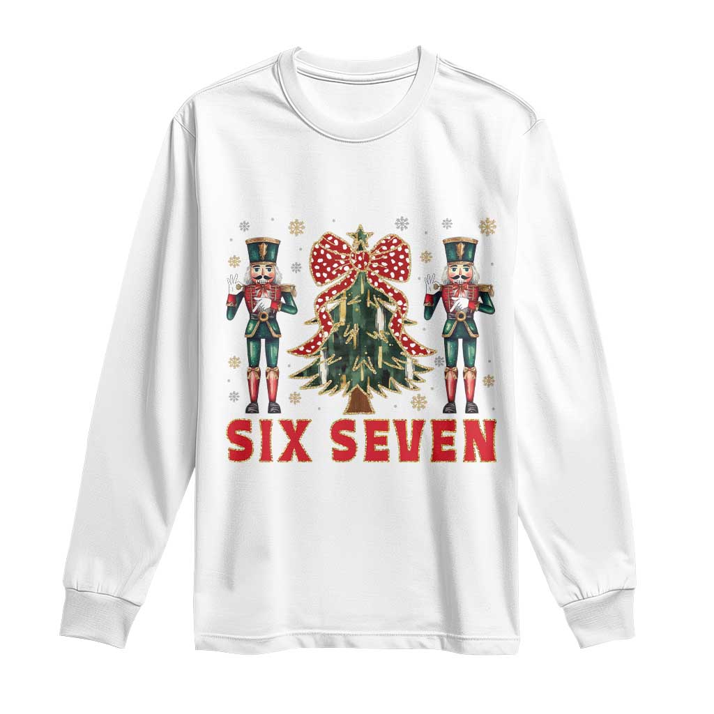 67 Six Seven Nutcracker Christmas Meme Long Sleeve Shirt - Wonder Print Shop