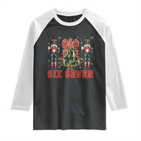 67 Six Seven Nutcracker Christmas Meme Raglan Shirt - Wonder Print Shop