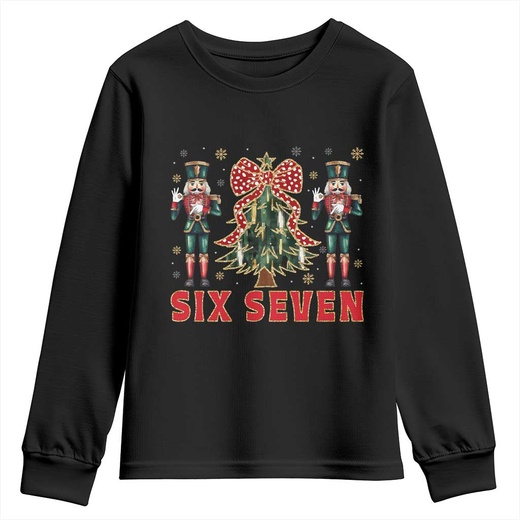 67 Six Seven Nutcracker Christmas Meme Youth Sweatshirt - Wonder Print Shop