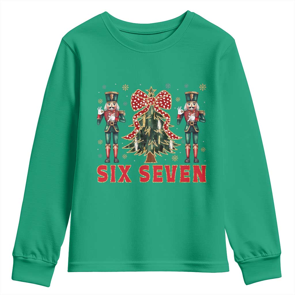 67 Six Seven Nutcracker Christmas Meme Youth Sweatshirt - Wonder Print Shop