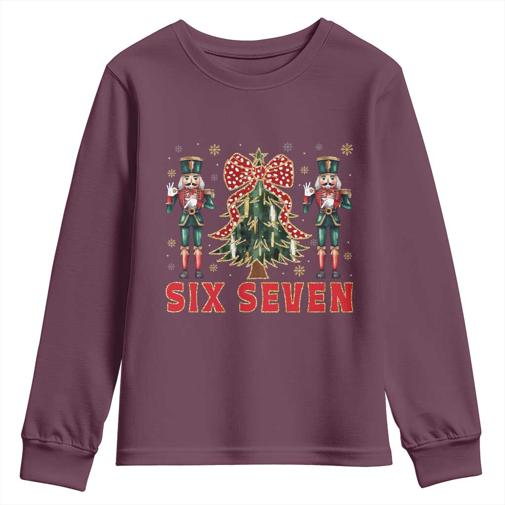 67 Six Seven Nutcracker Christmas Meme Youth Sweatshirt - Wonder Print Shop