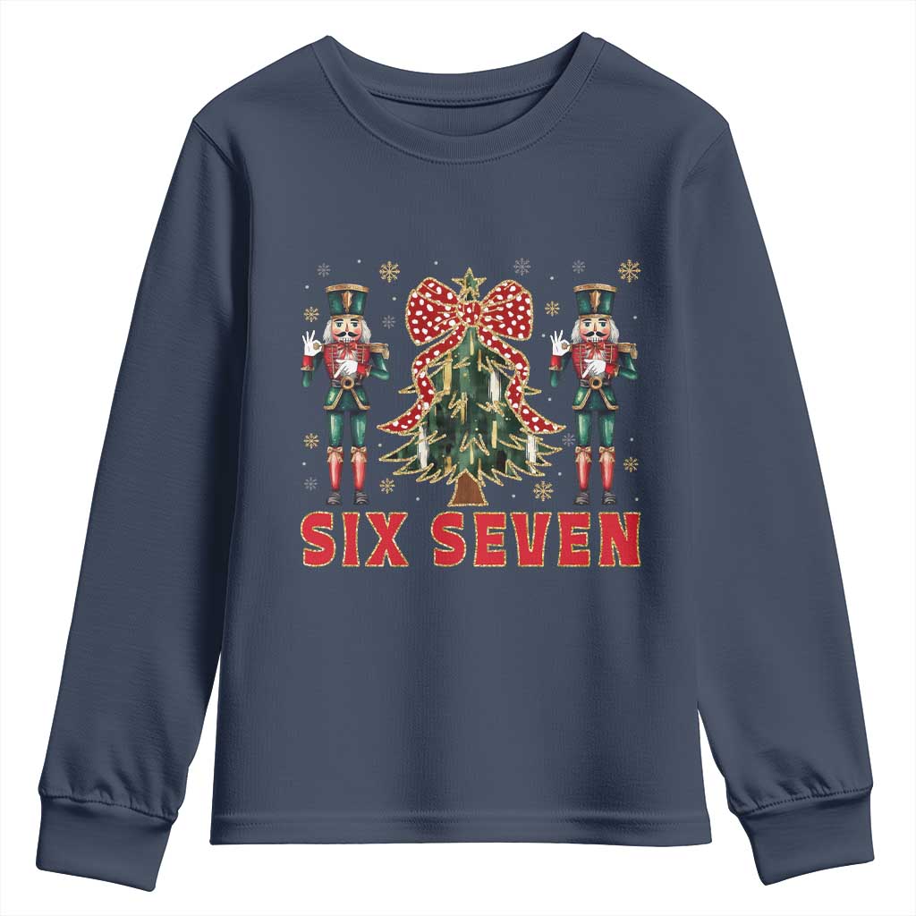 67 Six Seven Nutcracker Christmas Meme Youth Sweatshirt - Wonder Print Shop