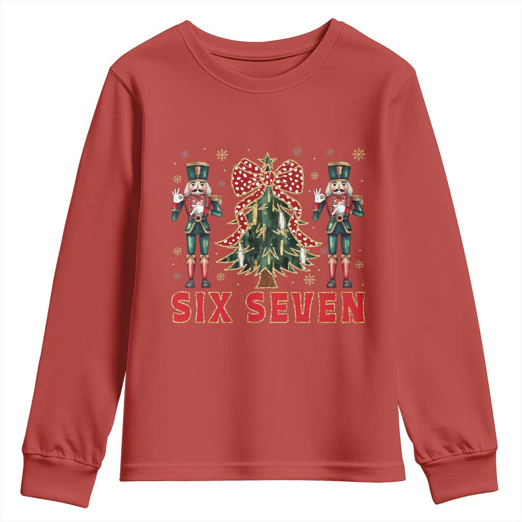 67 Six Seven Nutcracker Christmas Meme Youth Sweatshirt - Wonder Print Shop