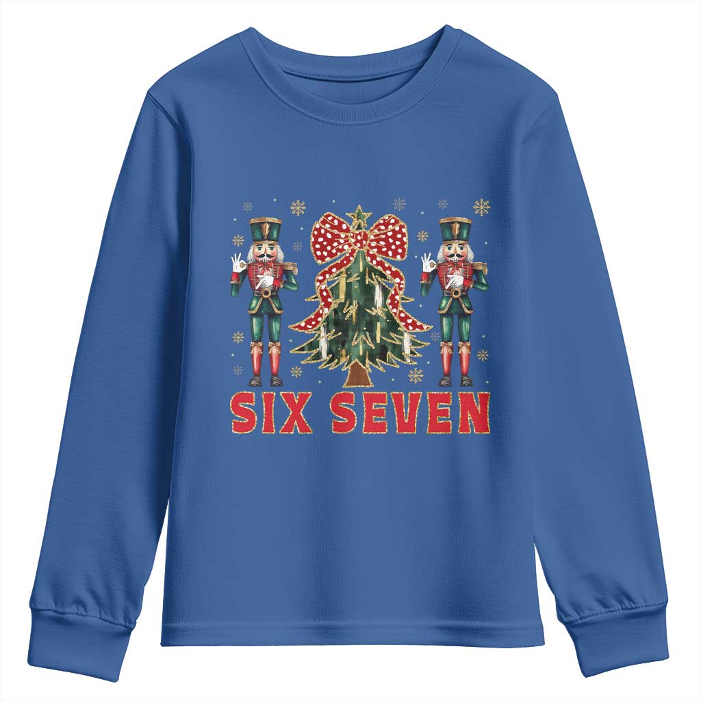 67 Six Seven Nutcracker Christmas Meme Youth Sweatshirt - Wonder Print Shop