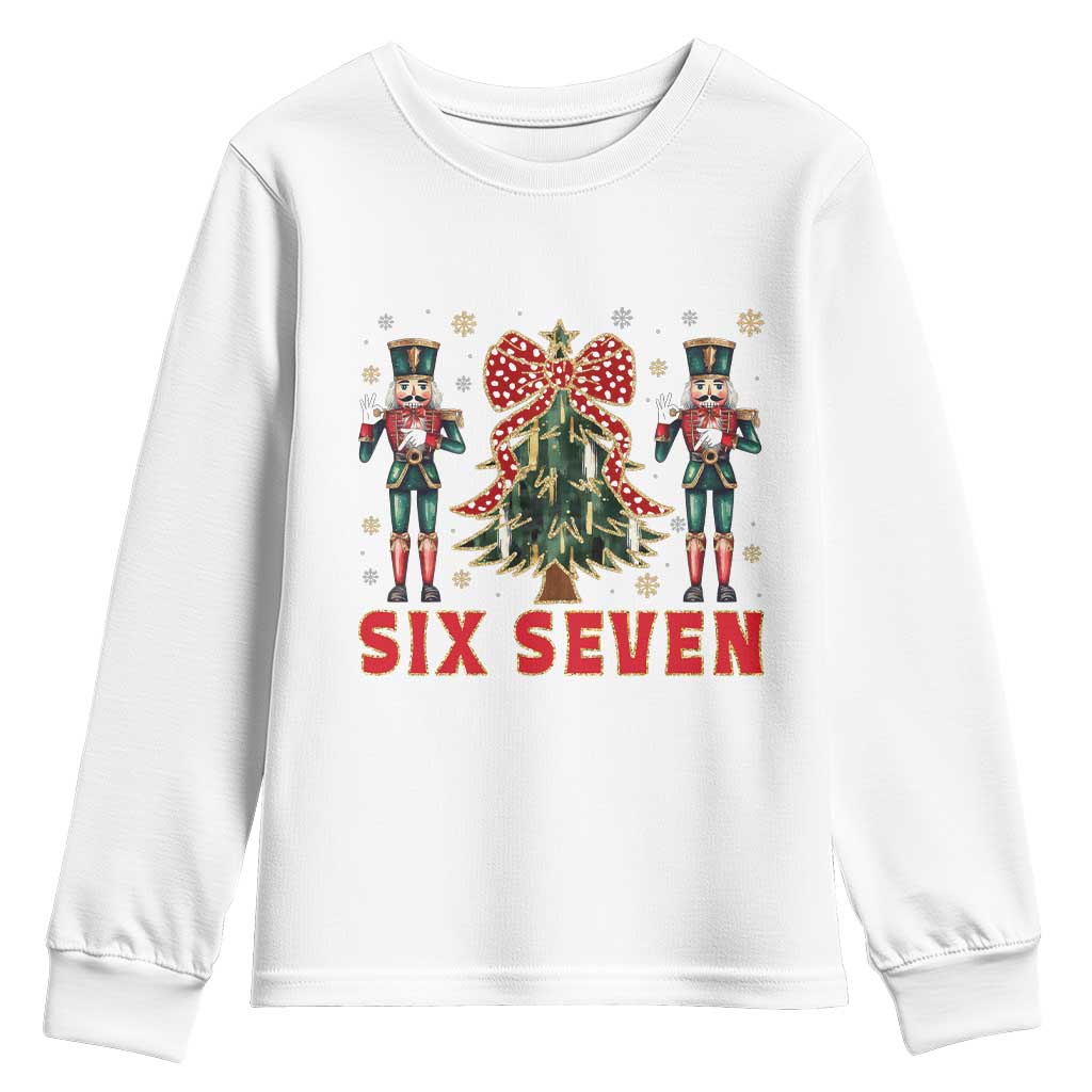67 Six Seven Nutcracker Christmas Meme Youth Sweatshirt - Wonder Print Shop