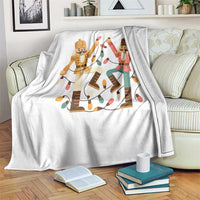 Funny Nutcracker Christmas Throw Blanket Let Us Get Crackin - Wonder Print Shop