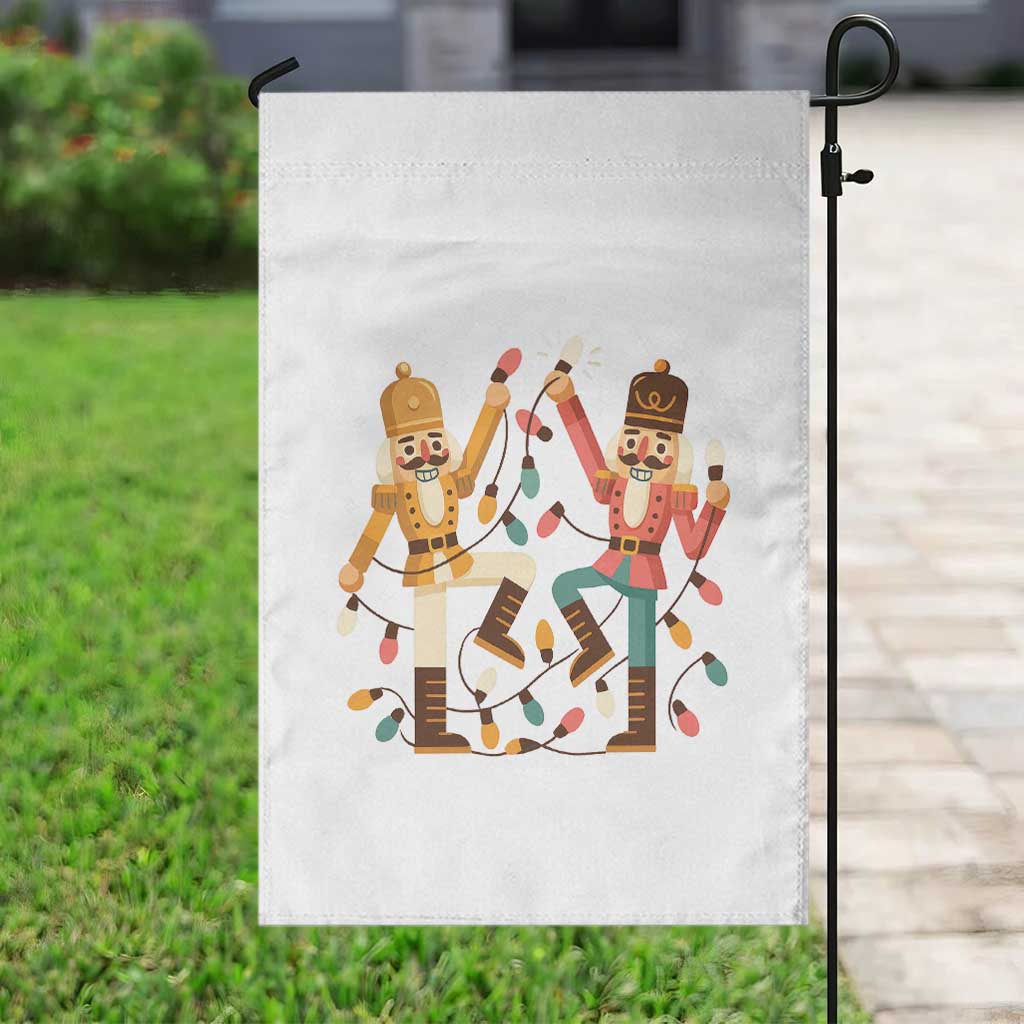 Funny Nutcracker Christmas Garden Flag Let Us Get Crackin - Wonder Print Shop