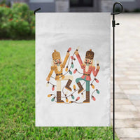 Funny Nutcracker Christmas Garden Flag Let Us Get Crackin - Wonder Print Shop