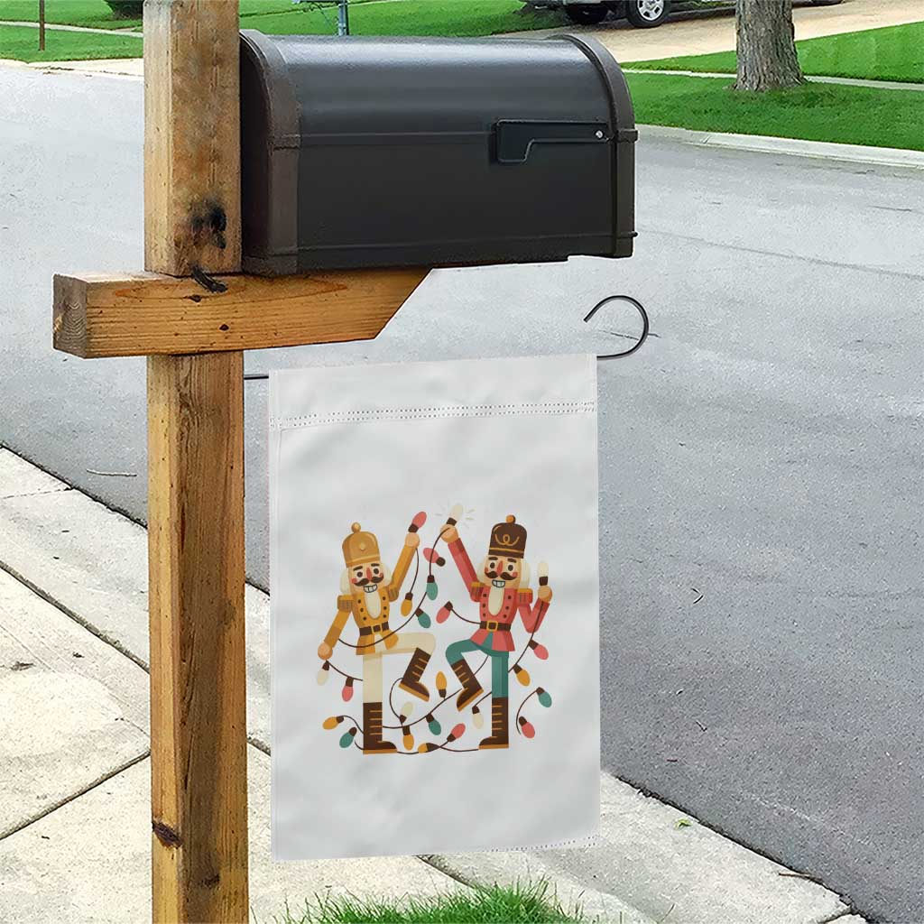 Funny Nutcracker Christmas Garden Flag Let Us Get Crackin - Wonder Print Shop