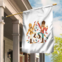 Funny Nutcracker Christmas Garden Flag Let Us Get Crackin - Wonder Print Shop