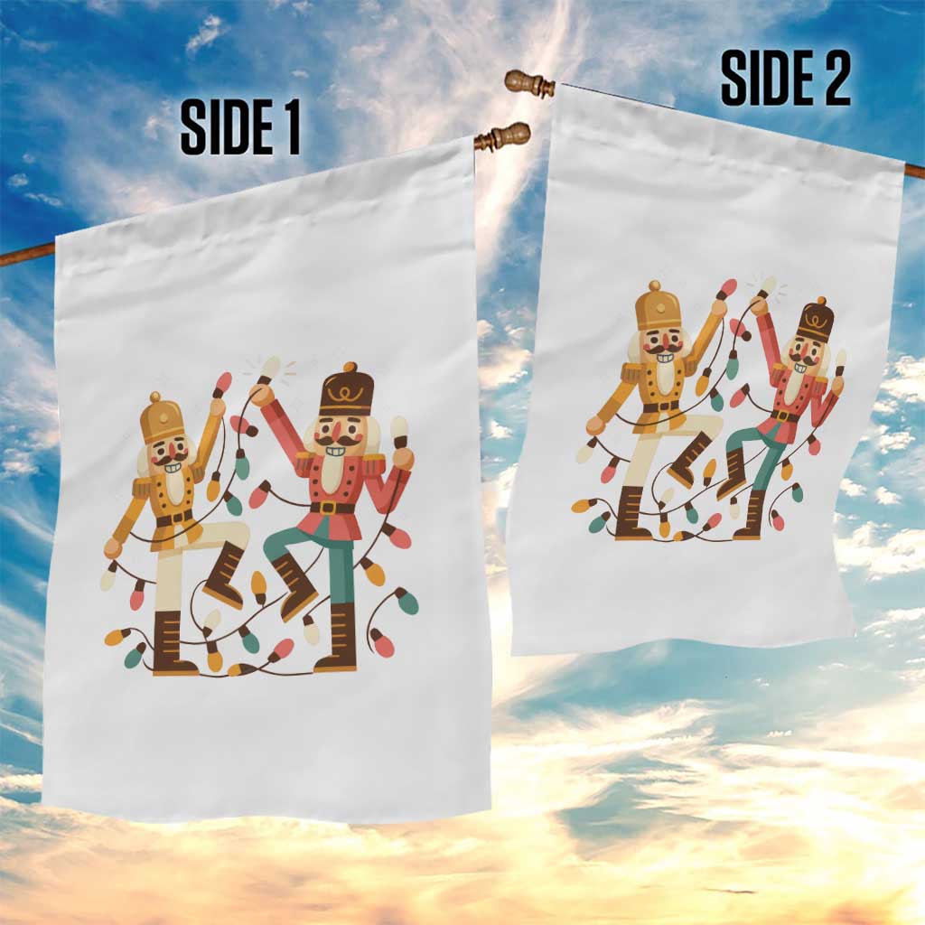 Funny Nutcracker Christmas Garden Flag Let Us Get Crackin - Wonder Print Shop
