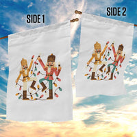 Funny Nutcracker Christmas Garden Flag Let Us Get Crackin - Wonder Print Shop