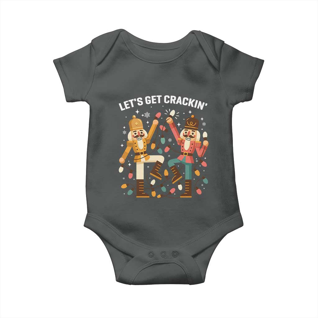 Funny Nutcracker Christmas Baby Onesie Let Us Get Crackin - Wonder Print Shop