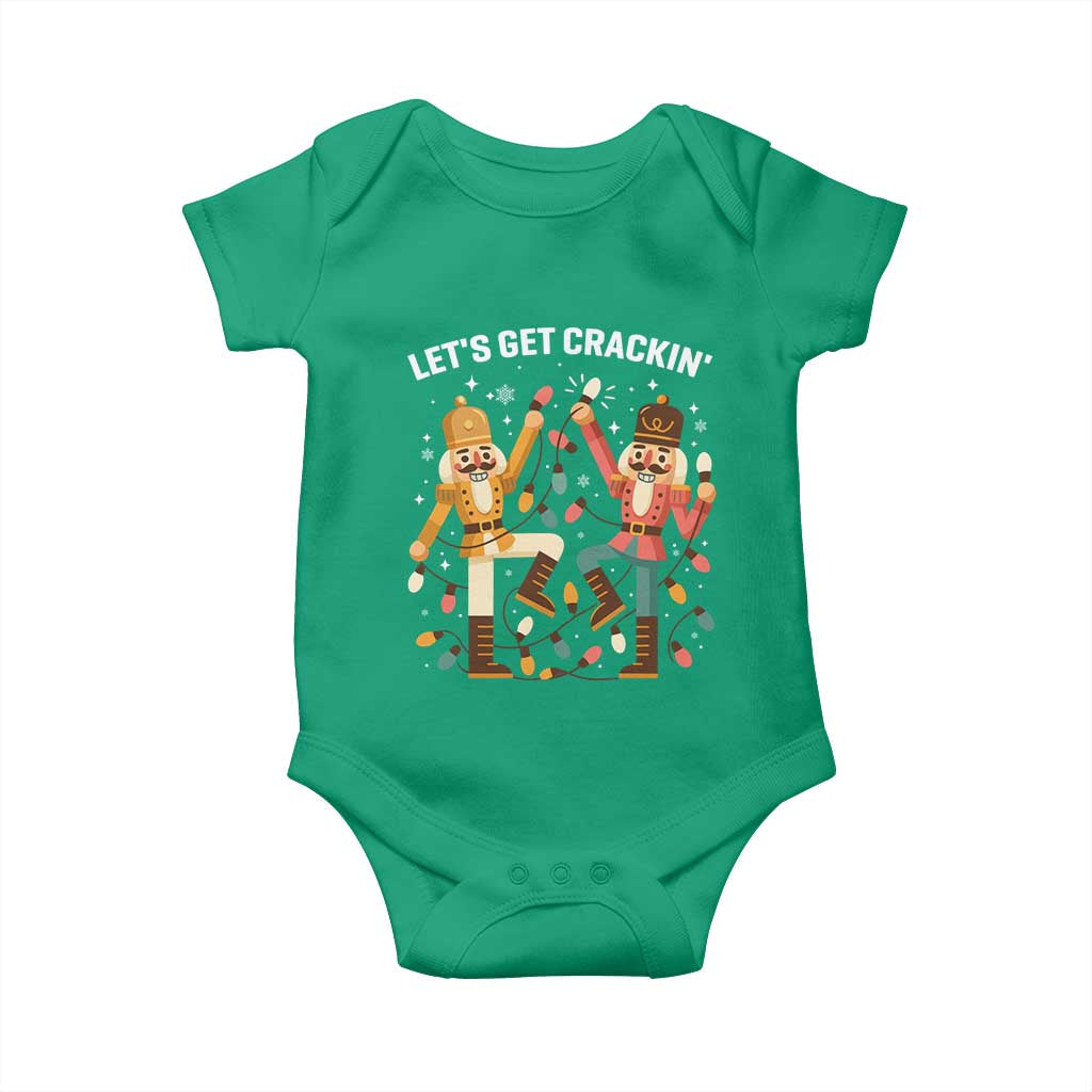 Funny Nutcracker Christmas Baby Onesie Let Us Get Crackin - Wonder Print Shop